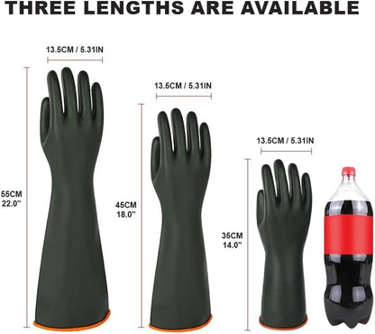 Heavy Latex Chemical Resistant Gloves