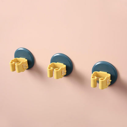 3pcs Wall mounted Mop and Broom Holder Suction Cup Clamps Anti