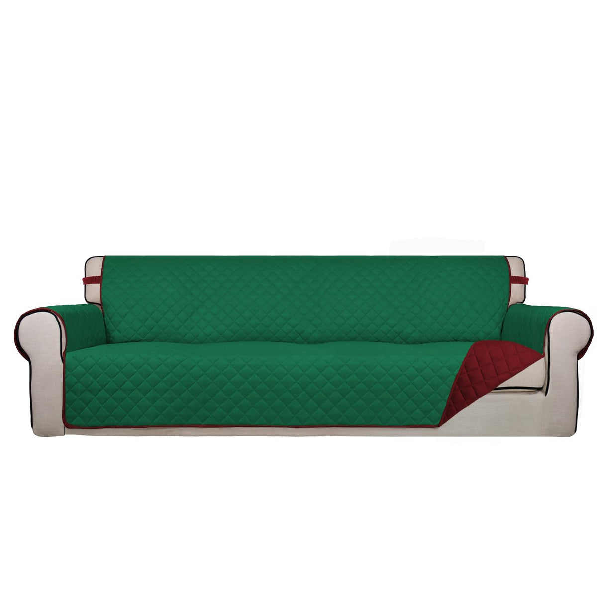 Reversible Quilted Couch Covers for Dogs Sofa Cover 4 Seater 88"