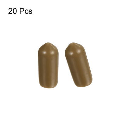 20pcs Rubber End Caps 6mm