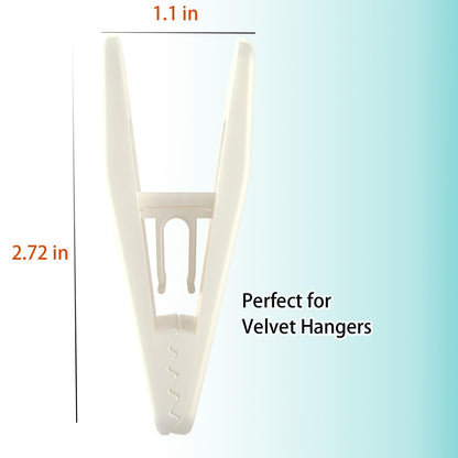 Hanger Clips for Velvet Hangers (40 Count)