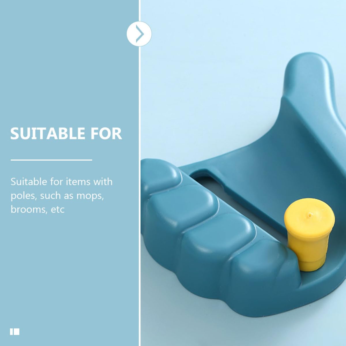 Wall Mounted Mop Holder and Broom Hook Set
