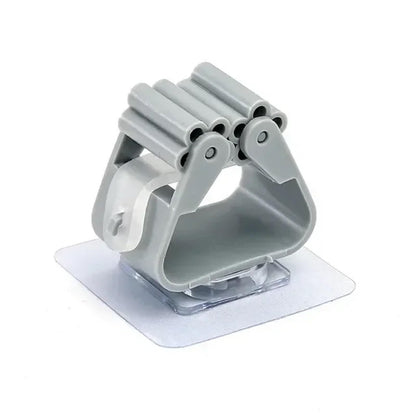 Broom Holder Wall Mount 20Pcs Mop Broom Holder Rack Grippers Clips Wall Mount Home Appliance Multi