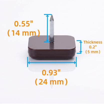 Furniture Glides Sliders (40 Count)