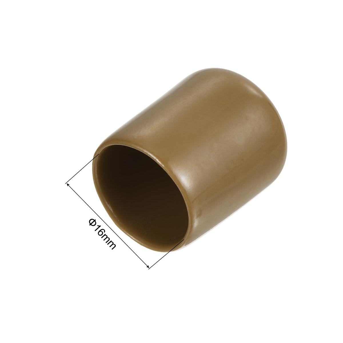 20pcs Rubber End Caps 16mm