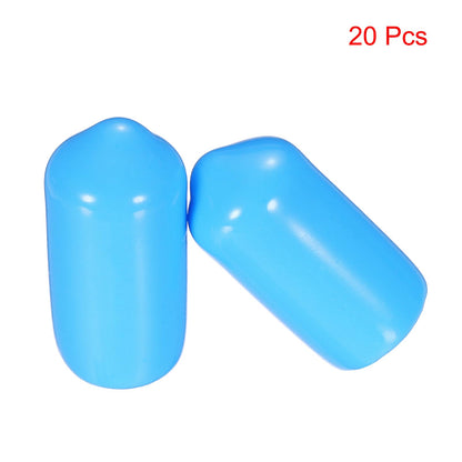 20pcs Rubber End Caps 8mm
