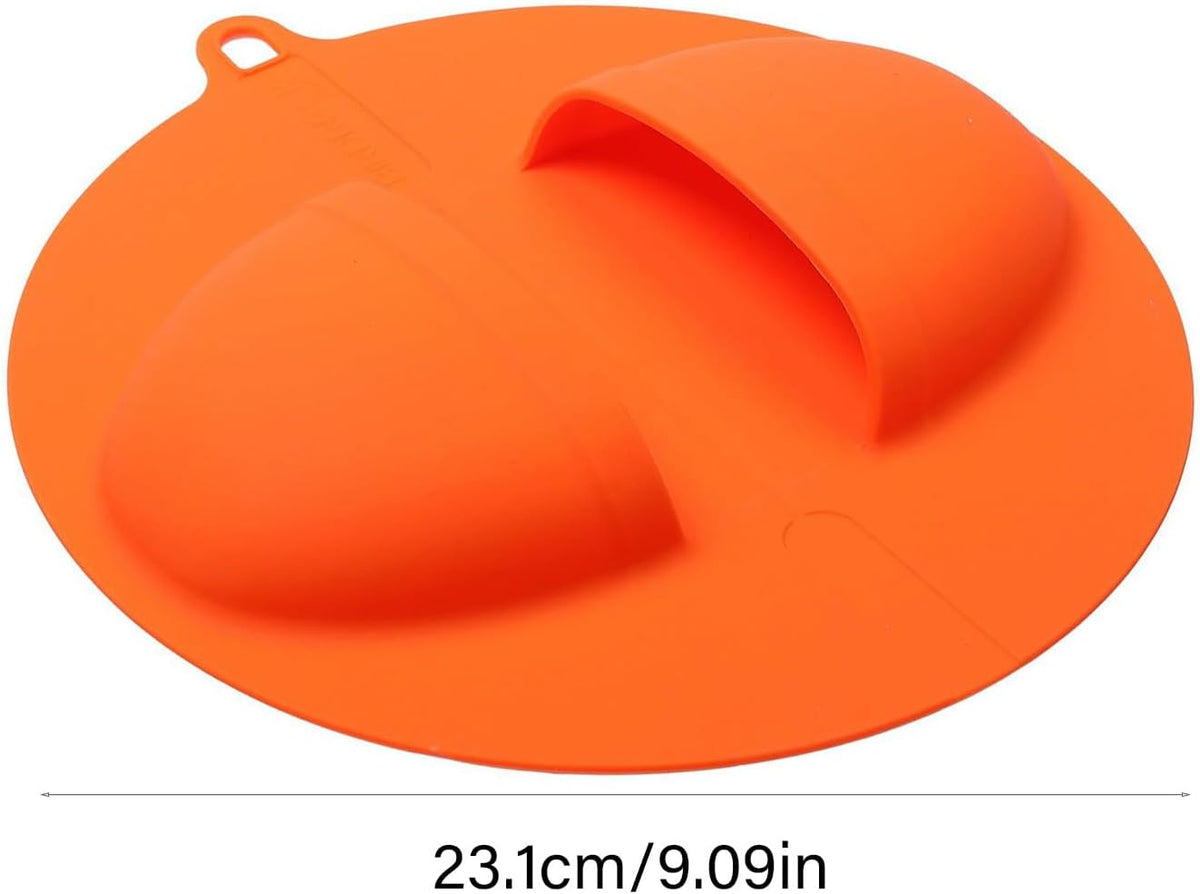 Pack of 2 Silicone Barbecue Gloves for Outdoor Grilling Nons Slip Grip Food Handling Mitts Multipurpose Silicone Baking Gloves