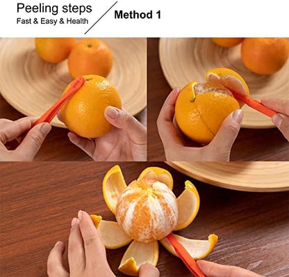Carrot Peelers, Kitchen Vegetable Peeler Set, Including orange peeler, Corn Peeler, Corn Stripper, Potato, Apple Peelers, Y Peeler for Veggie & Fruit(Color-1) 6 Pcs