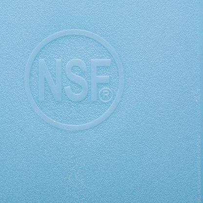18 x 12 Large Blue Plastic Cutting Board for Fish, Seafood, Shellfish - 1/2 Inch Thick HDPP, NSF and Commercial Grade