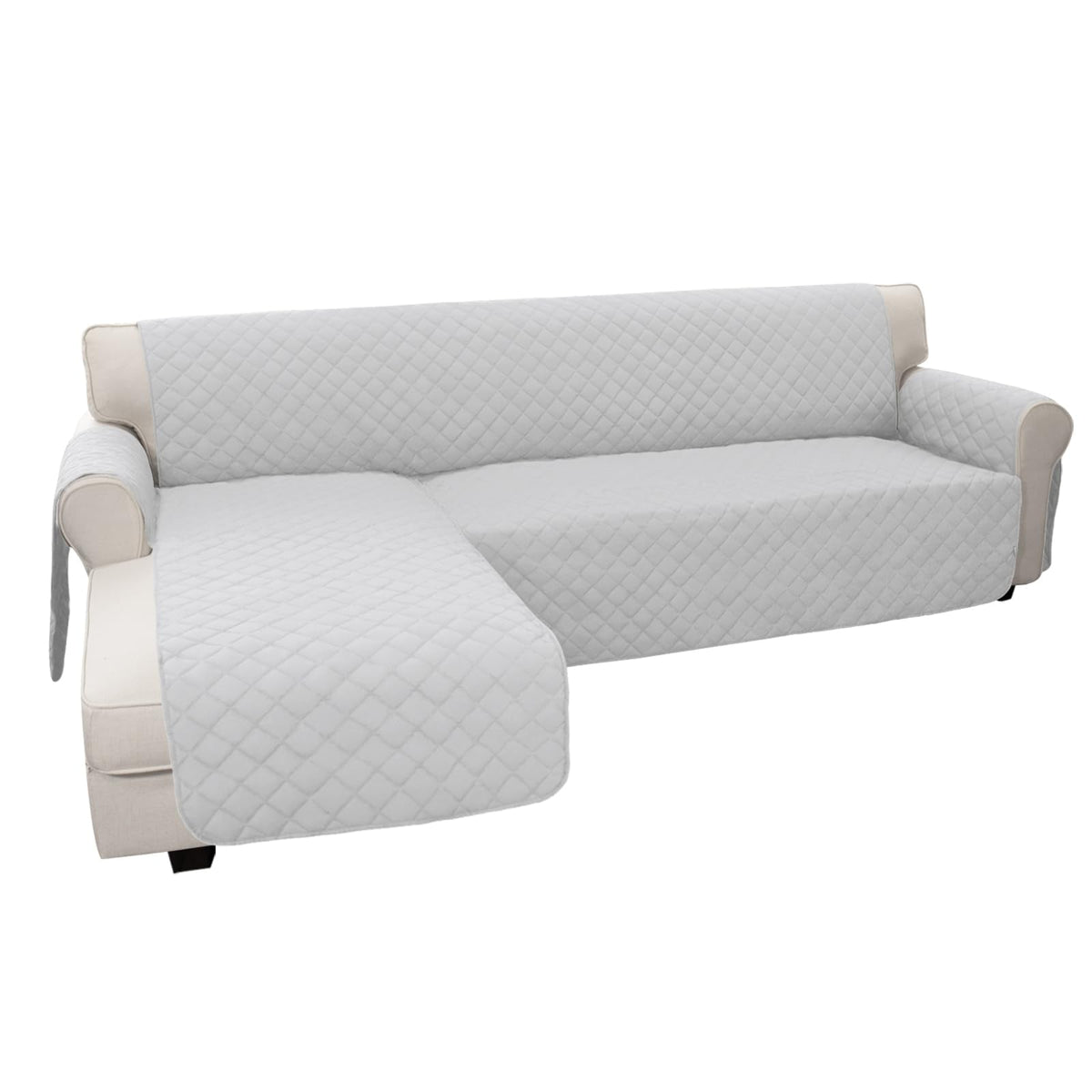 Sofa Slipcover L Shape Sofa Cover Sectional Couch Cover Furniture Protector Mat for Pets Dog Cat