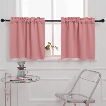 Rod Pocket Tier Curtain (2 Count)