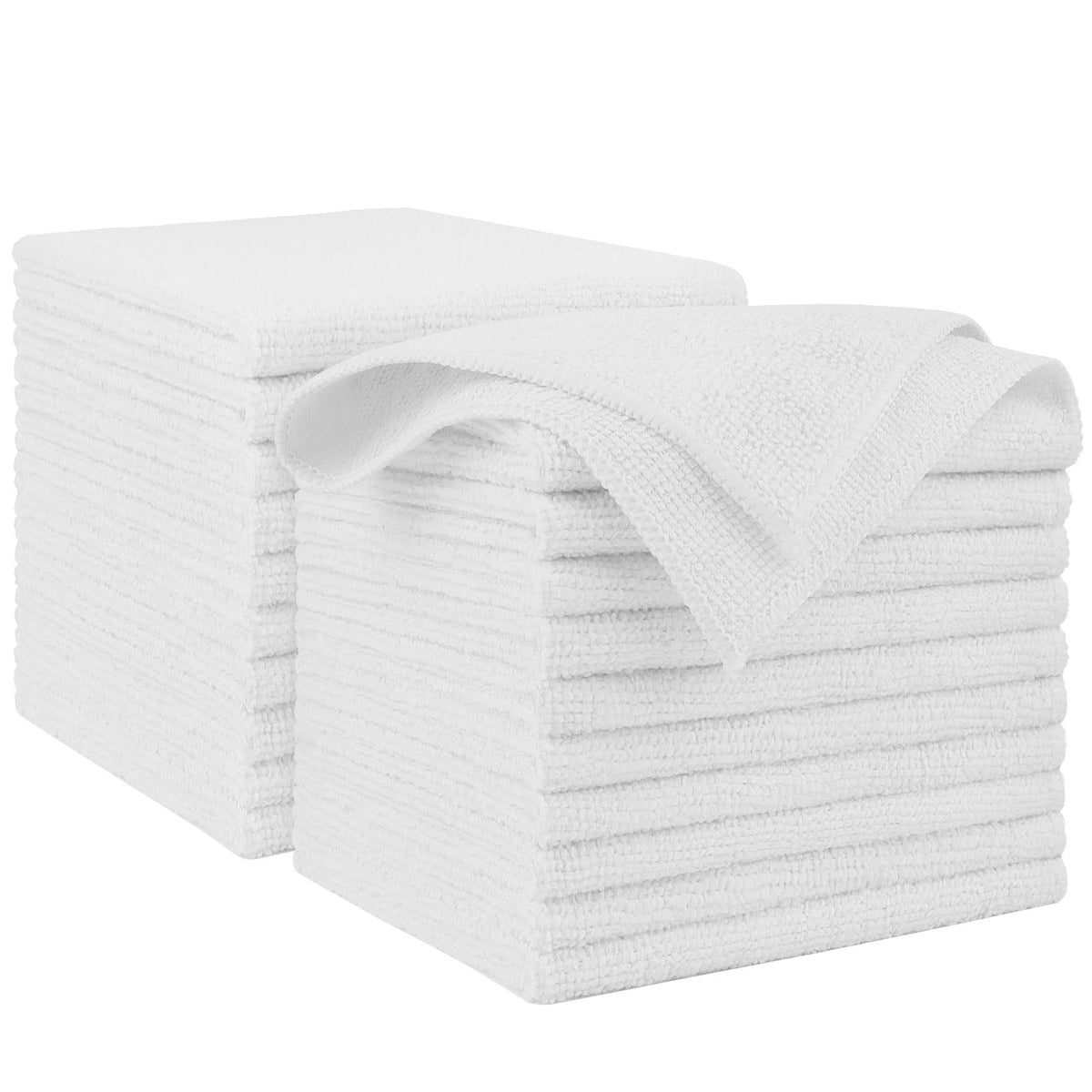 White Microfiber Cleaning Cloth 20PK (20 Count)