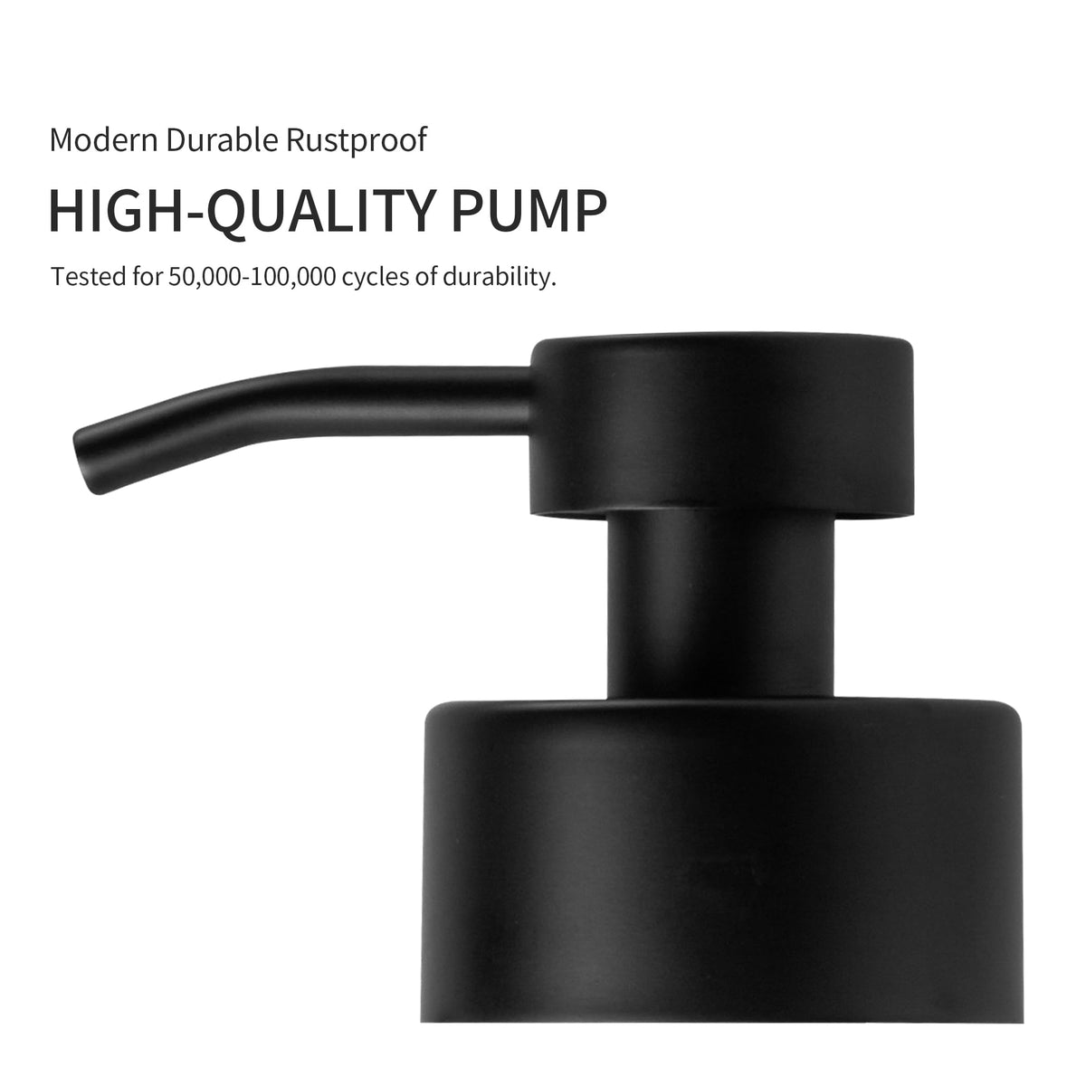 Light Gray Soap Dispenser with Window