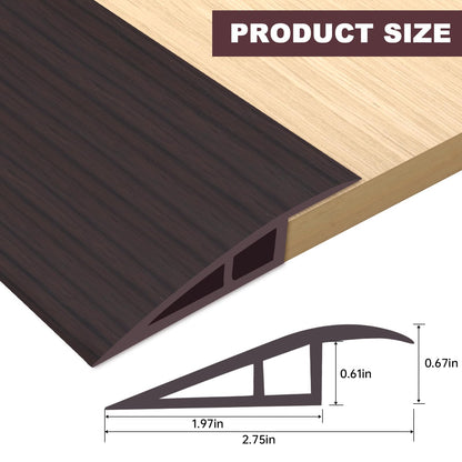 Vinyl Floor Transition Strip Self Adhesive Door Threshold Strip (3.3 Foot)