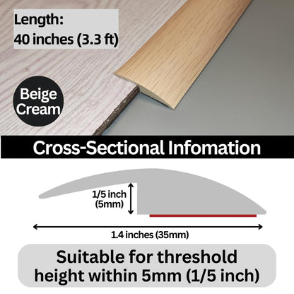 1 5 inch Height Floor Transition Strip