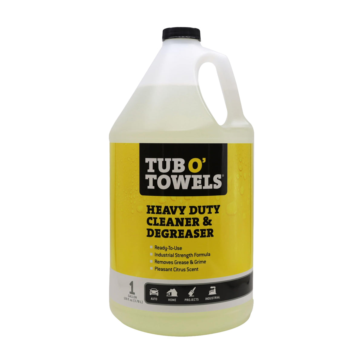 Heavy Duty Cleaner and Degreaser Spray Helps in Removing Oil Tar Paint Dirt Caulk Grease Grime Gunk Epoxies (128 Fl Oz)