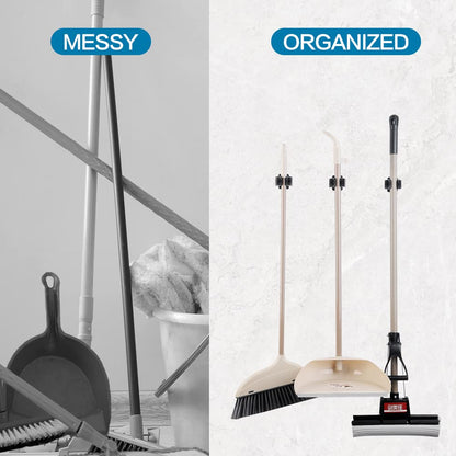 9PCS Broom and Mop Holder (9 Count)