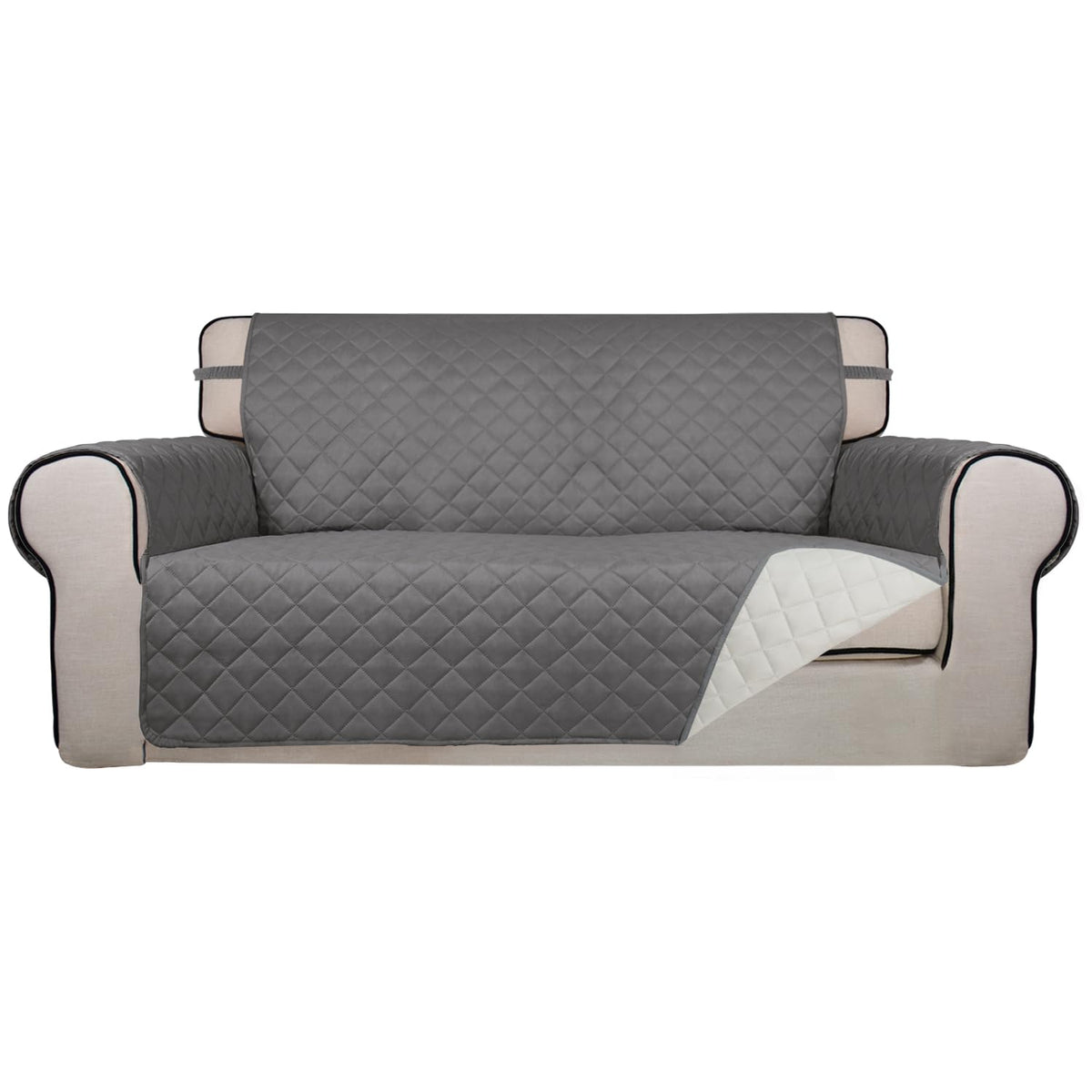 Reversible Quilted Couch Covers for Dogs Loveseat Sofa Cover 54"