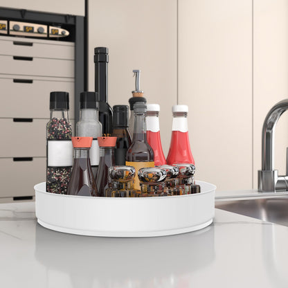 Lazy Susan Turntable Spice Rack Organizer for Kitchen Cabinet