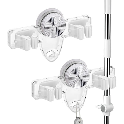2 Pack Broom Holder Mop Hanger (2 Count)