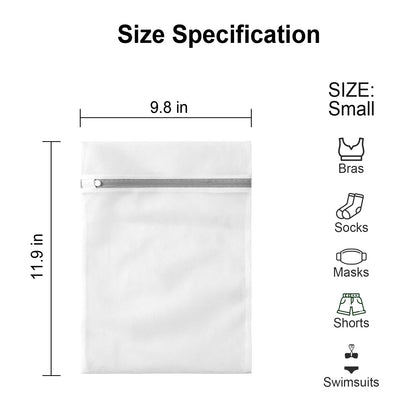 3 Pack Small Mesh Laundry Bags by MDSXO (3 Count)