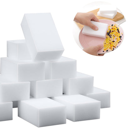 30 Pack Magic Sponge Eraser Extra Thick and Long Lasting Melamine Cleaning Sponges in Bulk (30 Count)