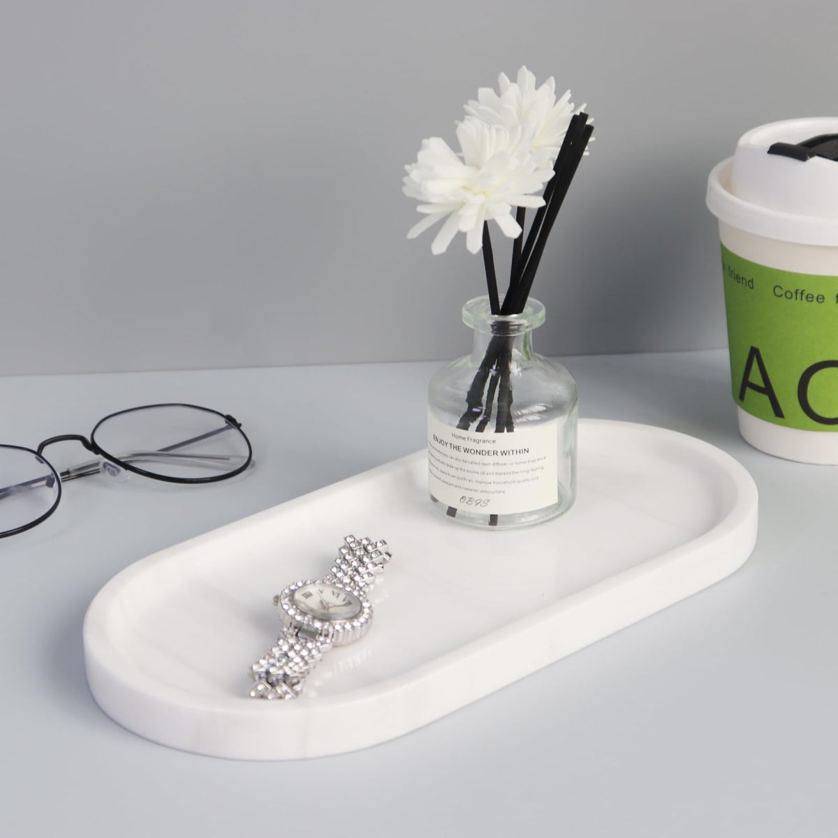 Natural Marble Tray