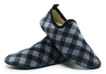 Adult Indoor House Slippers Socks Travel Lightweight Comfort Non Slip Grip House Floor Home Shoes for Women Men