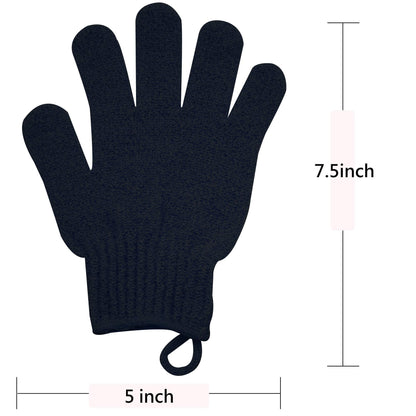 Heavy Exfoliating Shower Gloves with Hanging Loop