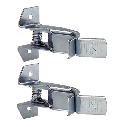Heavy Duty Metal Gaint Spring Grip Clamp Tool Hanger Wall Orgainzer for Garage Closet Brooms and Mops Wall Mount Holder (2 Count)