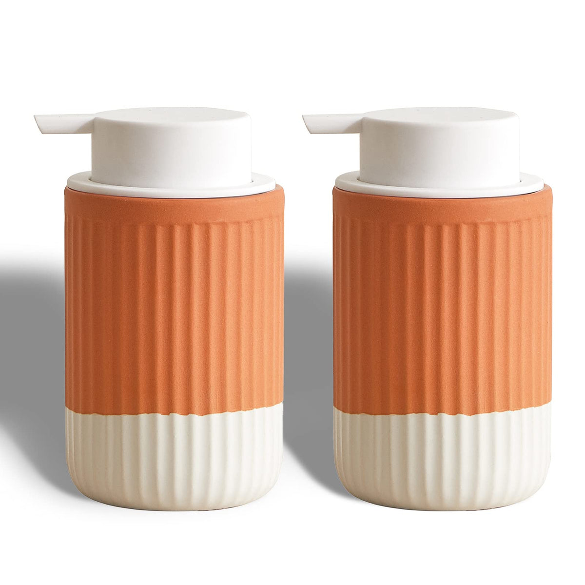 Hand Dipped Boho Ceramic Foam Dispenser 2 Pack (2 Count)