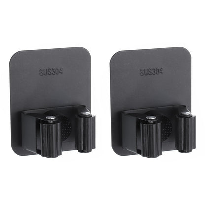 2pcs Mop Broom Holder Wall Mount