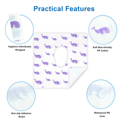 21 Pack Toilet Seat Covers Disposable