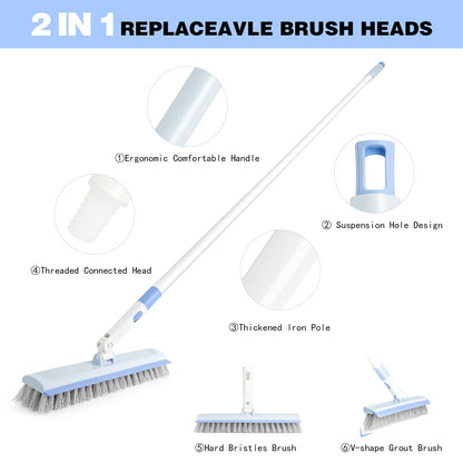 Floor Scrub Brush and V