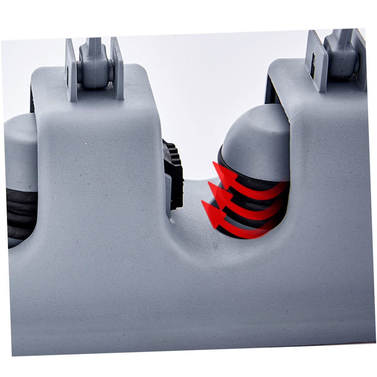 Plastic Mop Holder Wall Mount Broom Hanger Clip Dual