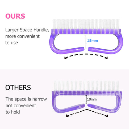 Handle Grip Nail Brush (4 Count)