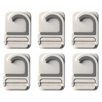 6Pack Broom Holder Wall Mount (6 Count)