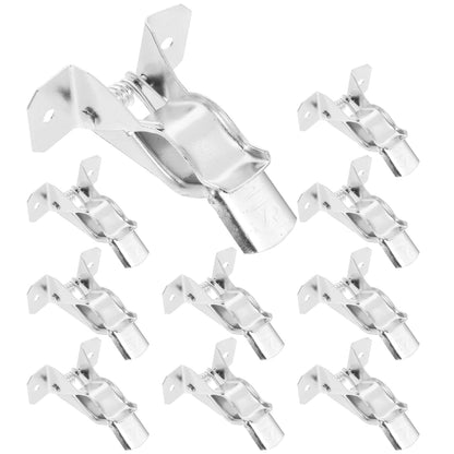 10Pcs Mop and Broom Holder Wall Mounted Organizer with Grippers for Home Storage Kitchen Bathroom Garage Space Saving