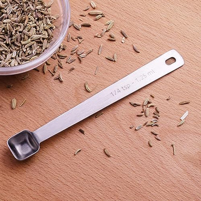 2PCS 1/4tsp(1.25ml) Tiny Measuring Spoon, Small Teaspoon for Tiny Amounts
