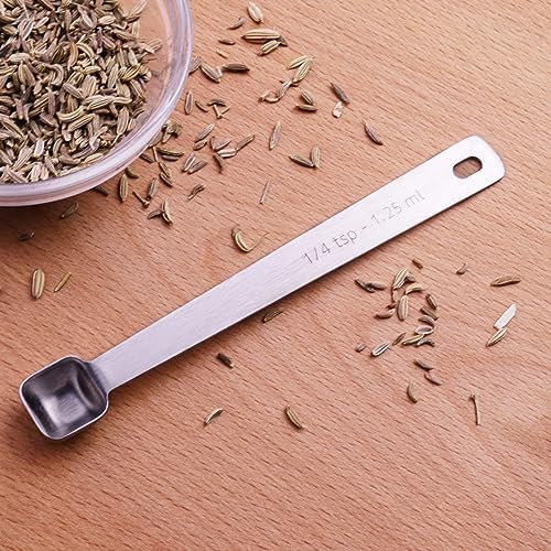 1PCS 1/4tsp(1.25ml) Tiny Measuring Spoon, Small Teaspoon for Tiny Amounts