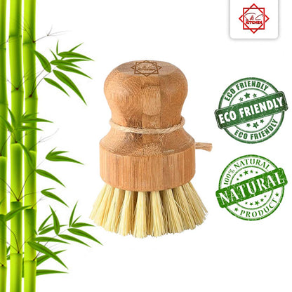 Bamboo Scrub Brush (3 Count)