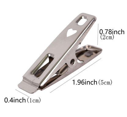80 Pack Heavy Duty Metal Clothes Pins Non (80 Count)