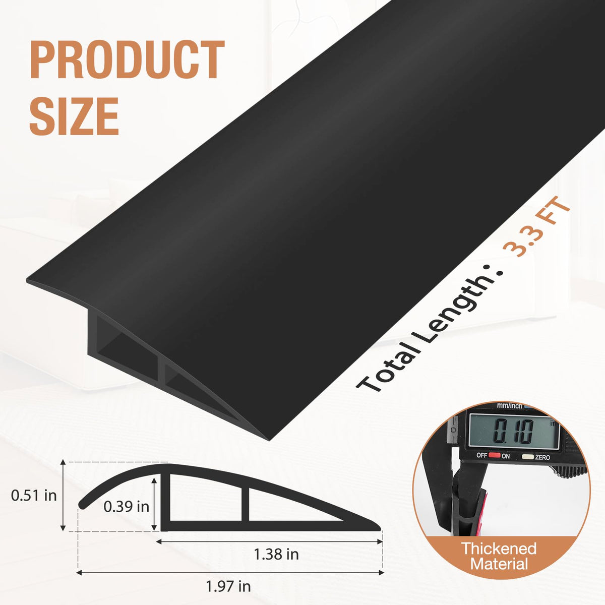 Floor Transition Strip Self Adhesive Vinyl Door Threshold Strip