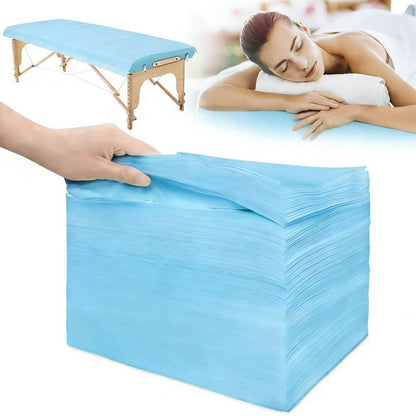 100Pcs Disposable Bed Sheets 31.5"x71"Massage Table Sheets Non (100 Count)