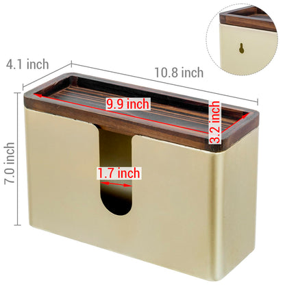 Gold Wall Mounted Paper Towel Holder