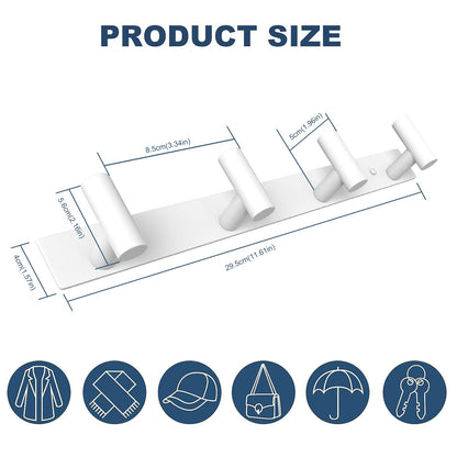 Hat and Coat Wall Mount Rack (2 Count)