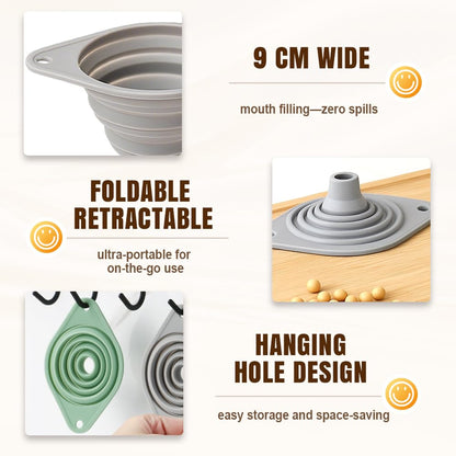 Kitchen Funnel Set 3 Pack (3 Count)