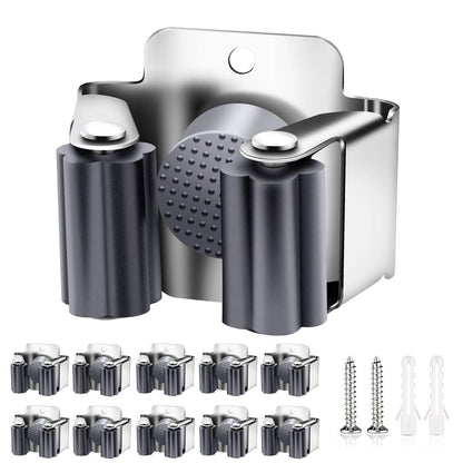 10 Pack Broom Holder Wall Mount
