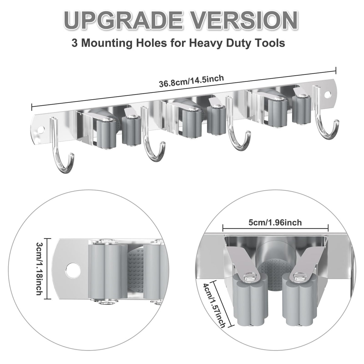 Broom Holder Wall Mount