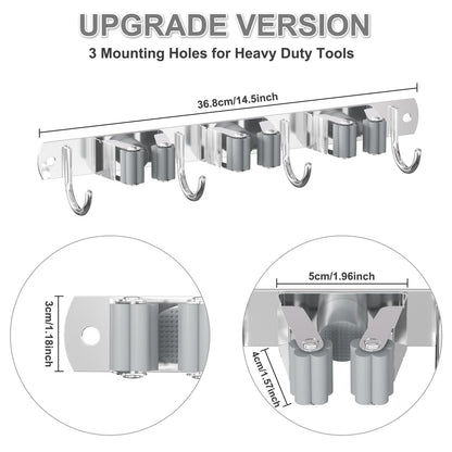Broom Holder Wall Mount